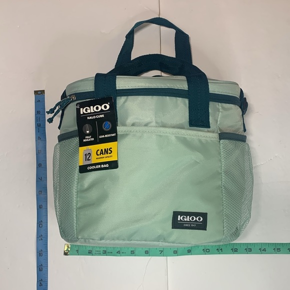 Igloo 12 Cans Soft Halo Cube Cooler Bag NWT - Picture 9 of 11